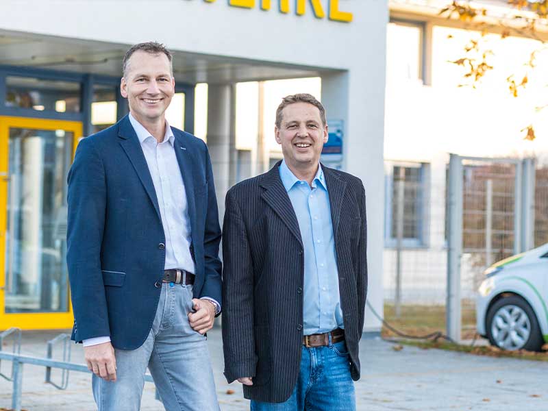 Bernd Olschewski und Heinz Baierl - Über uns - EINHORN–ENERGIE